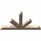Ekena Millwork Saratoga Smooth Timber Gable Bracket, Douglas Fir, 48"W x 26"H x 3 1/2"D x 3 1/2"F, 13/12 Pitch GBW048X26X0404SAR00SDF - alternate 3